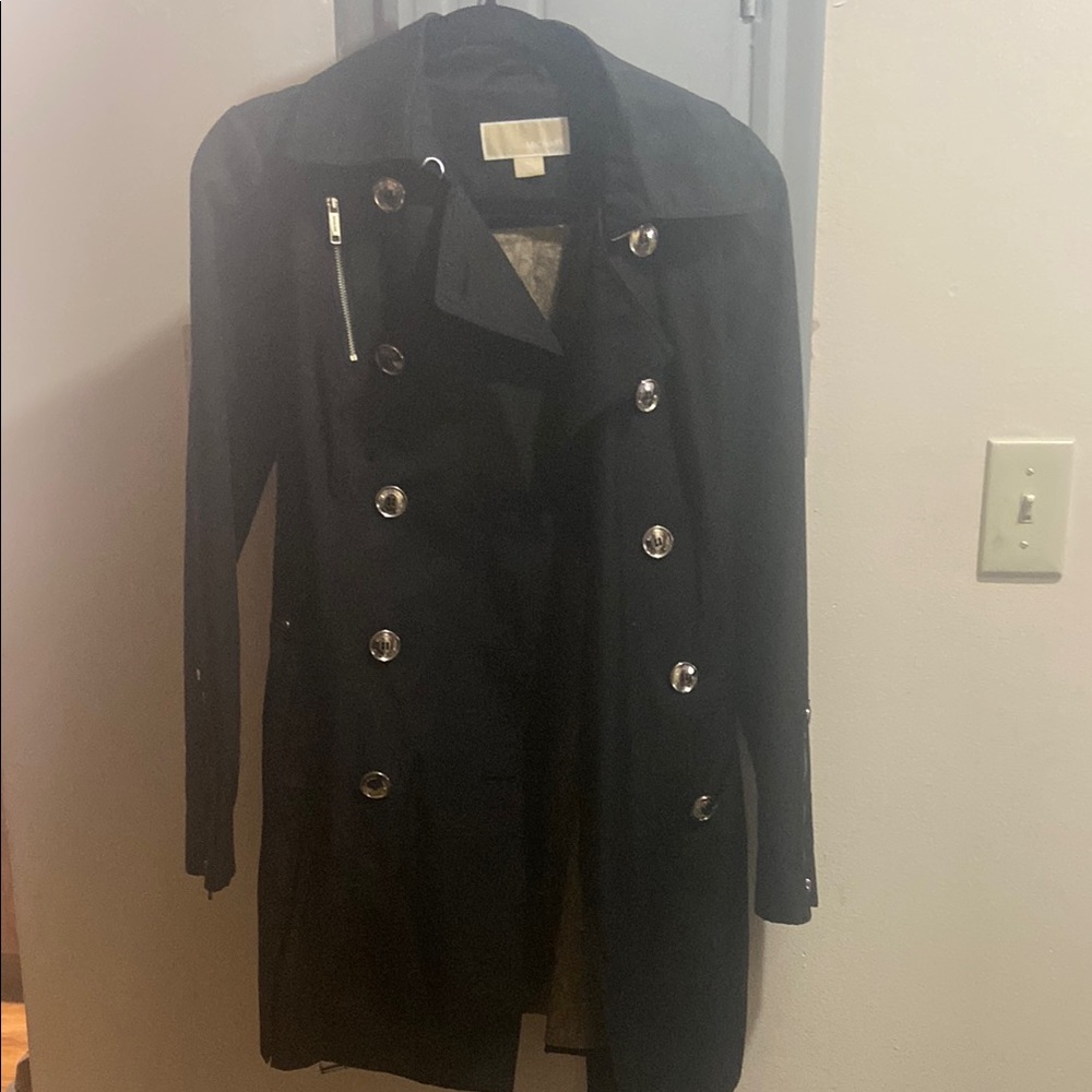 Michael Kors above the knee trench jacket/coat